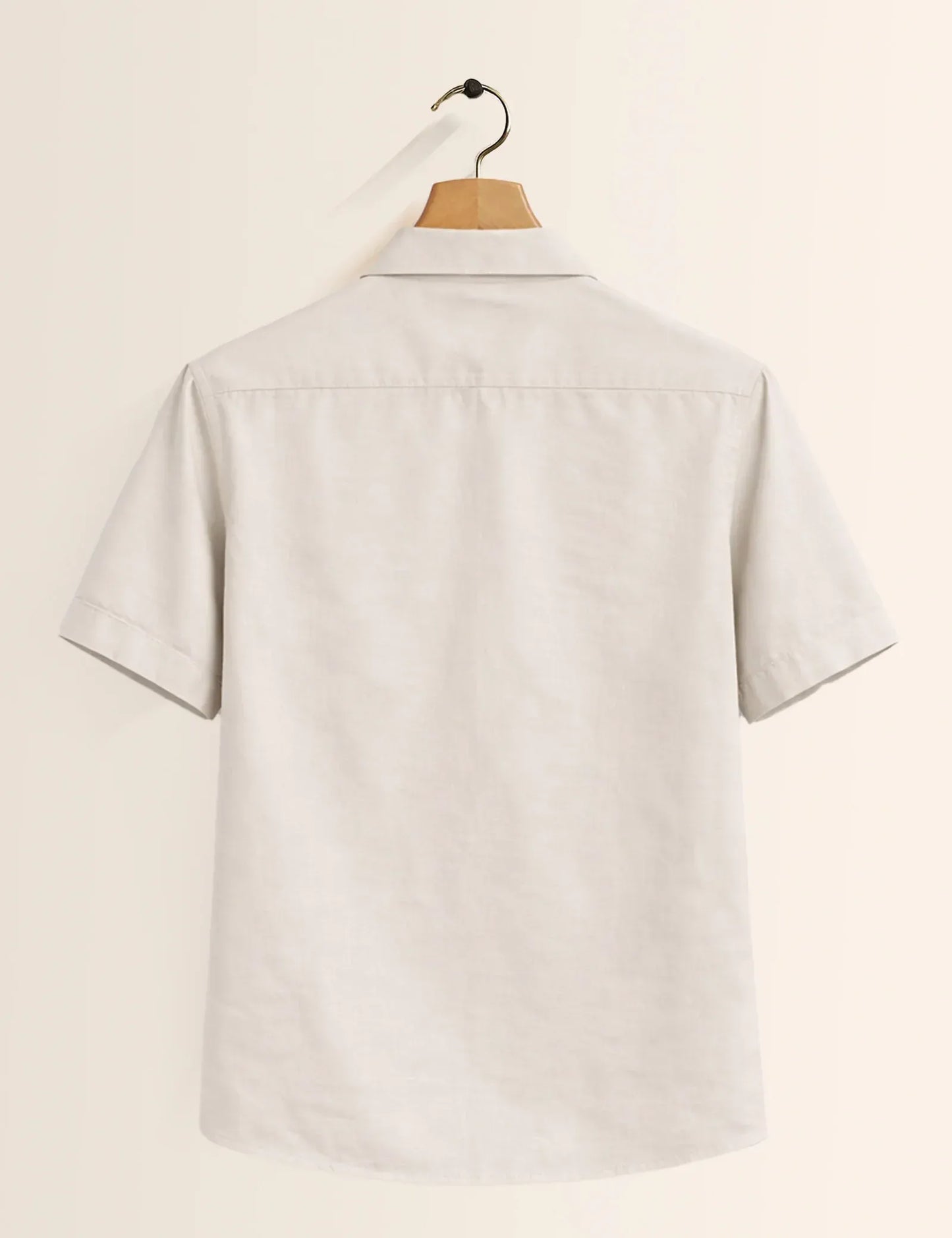 Premium White Eagle Embroidered Half Sleeve Shirt