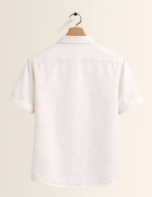 Premium Tropical Palm Print Half Sleeve Shirt